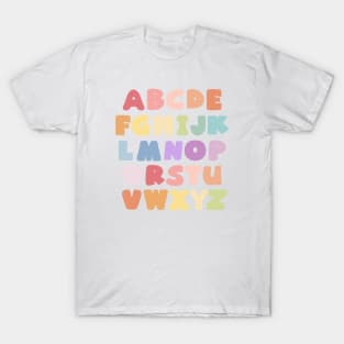 Rainbow Alphabet 1 T-Shirt